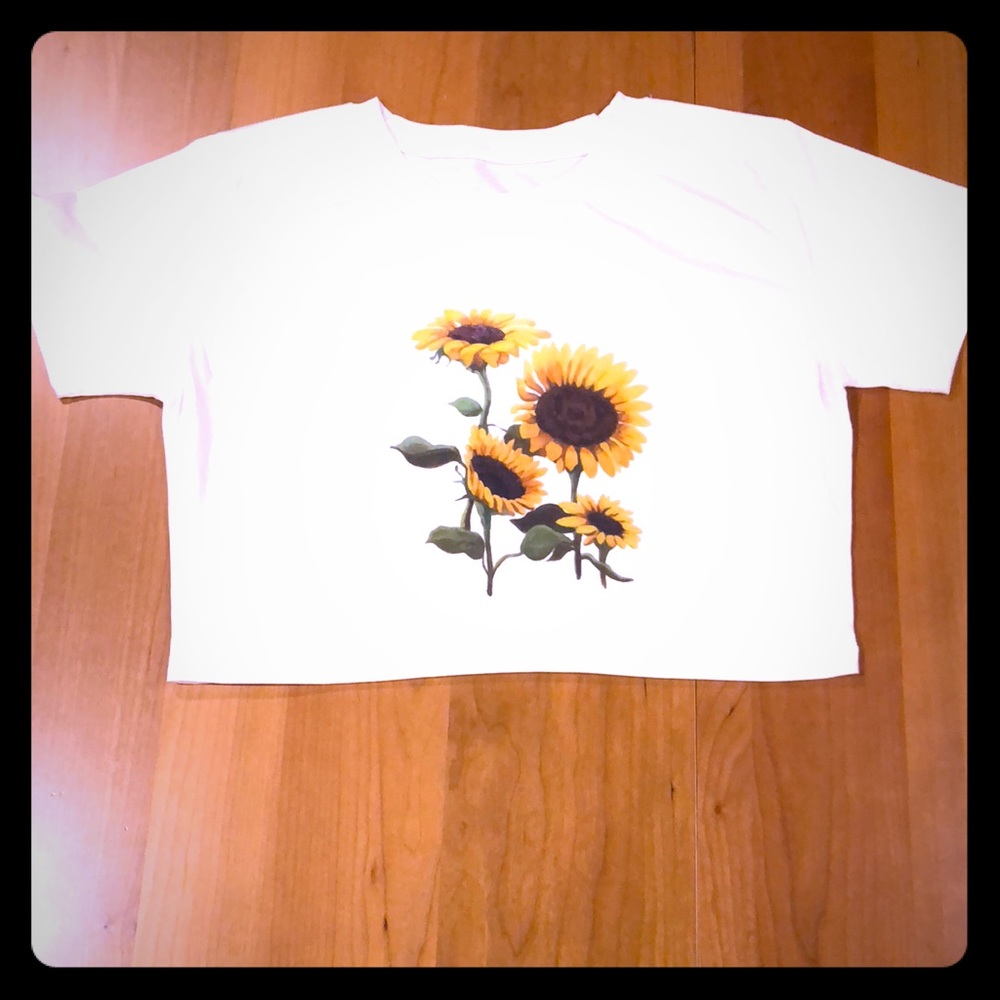 Sunflower Crop Top